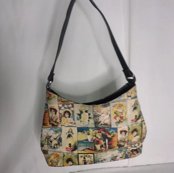 Vintage Print Shoulder Bag - Picture 2 of 8